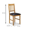The Craftology Carmel Dining Chairs Cushioned Seat (Set of 2)