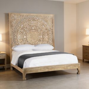 The Craftology Pacjo Solid Wood Low Profile Standard Bed