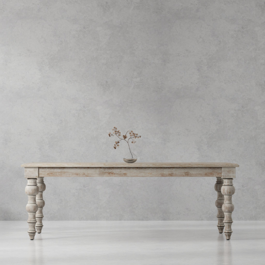 2 The Craftology CROSSINGS EDEN Rectangular Dining Table
