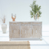 Sideboard Hand Carved Media Console