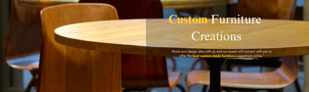 Buy Custom made Furniture Online in India - The Craftology