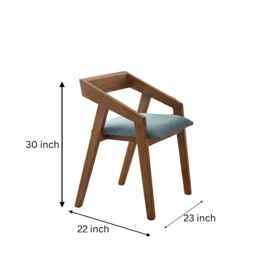 2 The Craftology Solid Wood Dining ArmChair