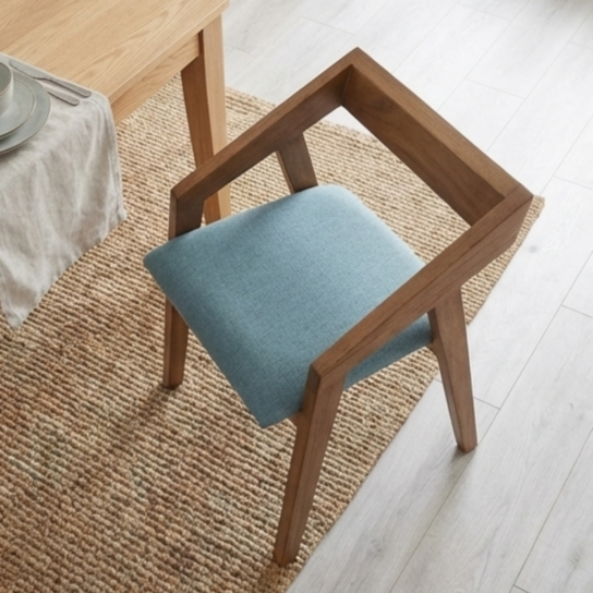 4 The Craftology Solid Wood Dining ArmChair