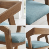 7 The Craftology Solid Wood Dining ArmChair