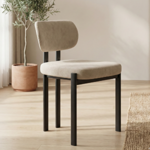 1 Iron Cushion Chair – The Craftology Urban Comfort Upholstered Metal Chair