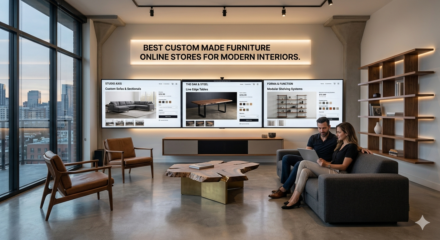“Best Custom Made Furniture Online Stores for Modern Interiors”