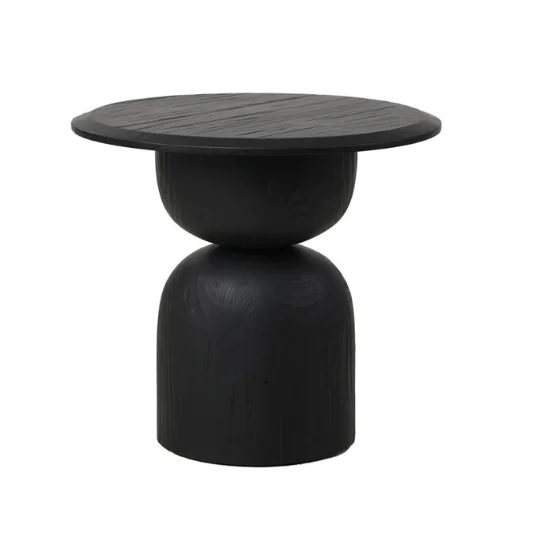 1 The Craftology Black Round Side Table