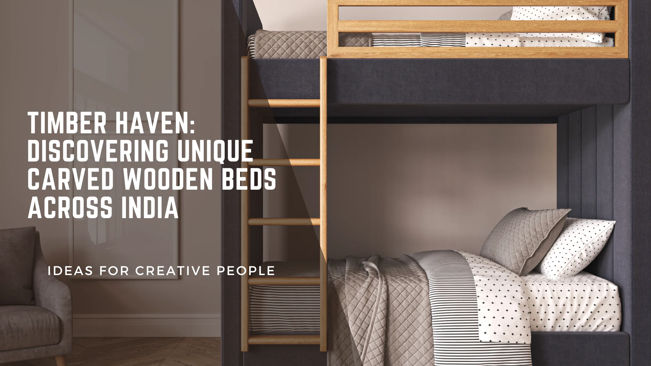 Wooden beds in India