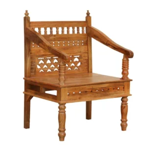 3 The Craftology Hand Carved Mango Wood Frame Sofa Chair