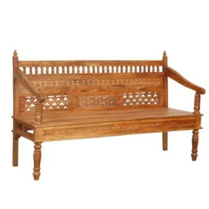 3 The Craftology Carved Wood frame 3-Searter Sofa