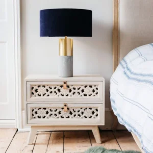 1 The Craftology Wooden Bedside Table