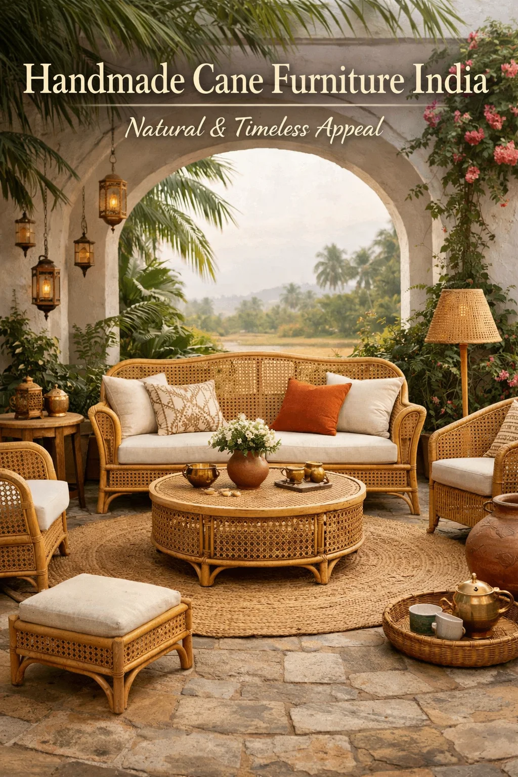 Handmade Cane Furniture India