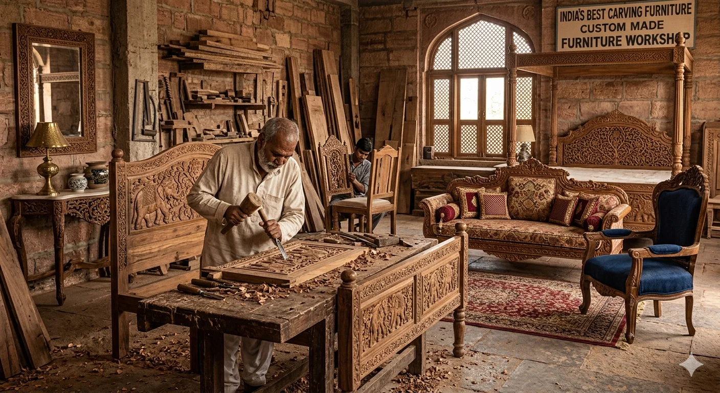 India's Best Carving Furniture 