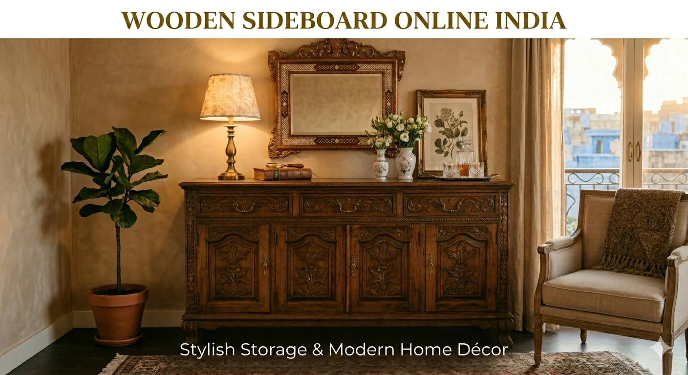 Shop Solid Wood Sideboards Online in India at Best Prices